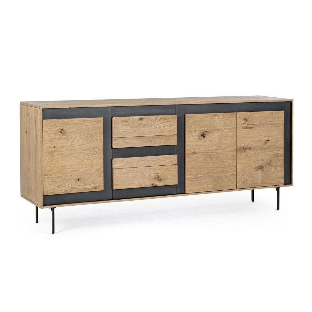 Credenza Legno Marrone Industriale da Interno - WHITECAFÉ