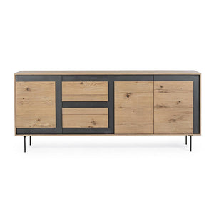 Credenza Legno Marrone Industriale da Interno - WHITECAFÉ