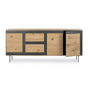 Credenza Legno Marrone Industriale da Interno - WHITECAFÉ