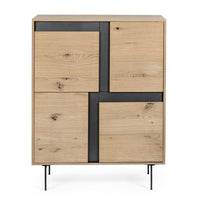 Mobile Alto Legno Marrone Industriale da Interno - WHITECAFÉ