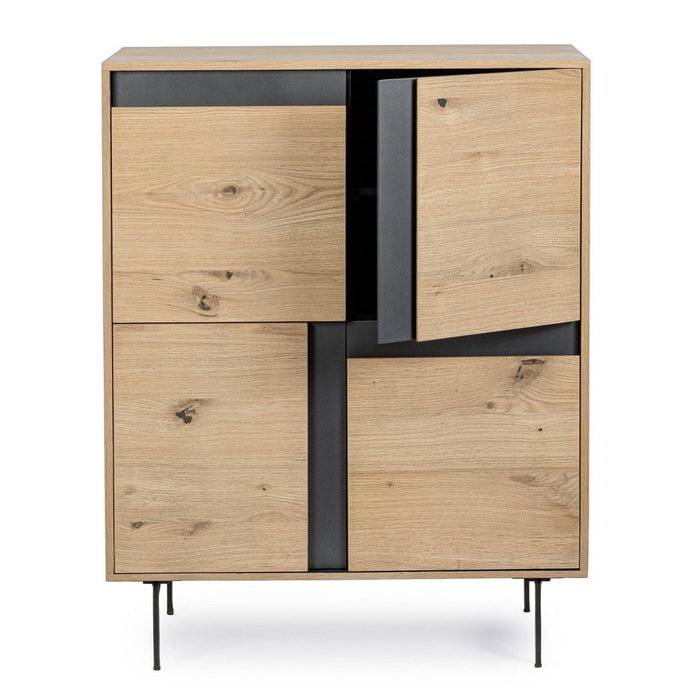 Mobile Alto Legno Marrone Industriale da Interno - WHITECAFÉ