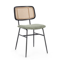 Set 2 Sedie in Fibra Sintetica Grigio Industriale da Interno - VIVIANA Colore: Verde