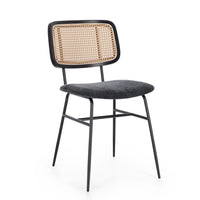 Set 2 Sedie in Fibra Sintetica Grigio Industriale da Interno - VIVIANA Colore: Grigio