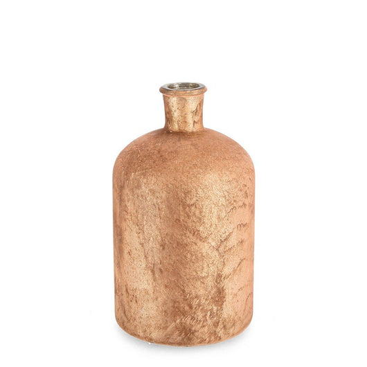 Bottiglia Decorativa Vetro Arancione Moderno H30 cm - VASILI