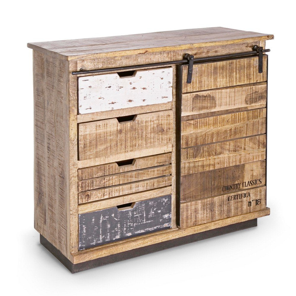 Credenza Legno Marrone Rustico da Interno - THEODORE