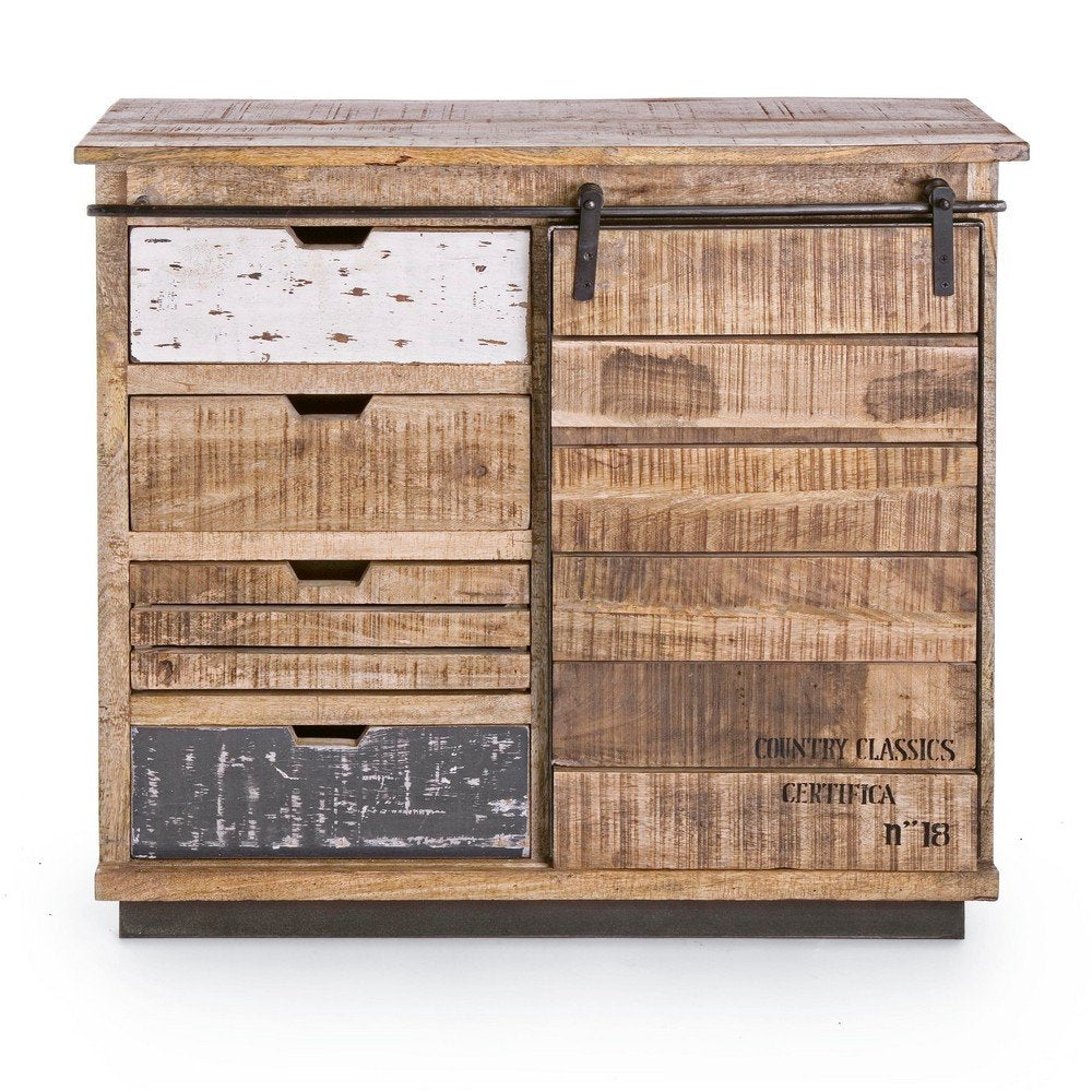 Credenza Legno Marrone Rustico da Interno - THEODORE