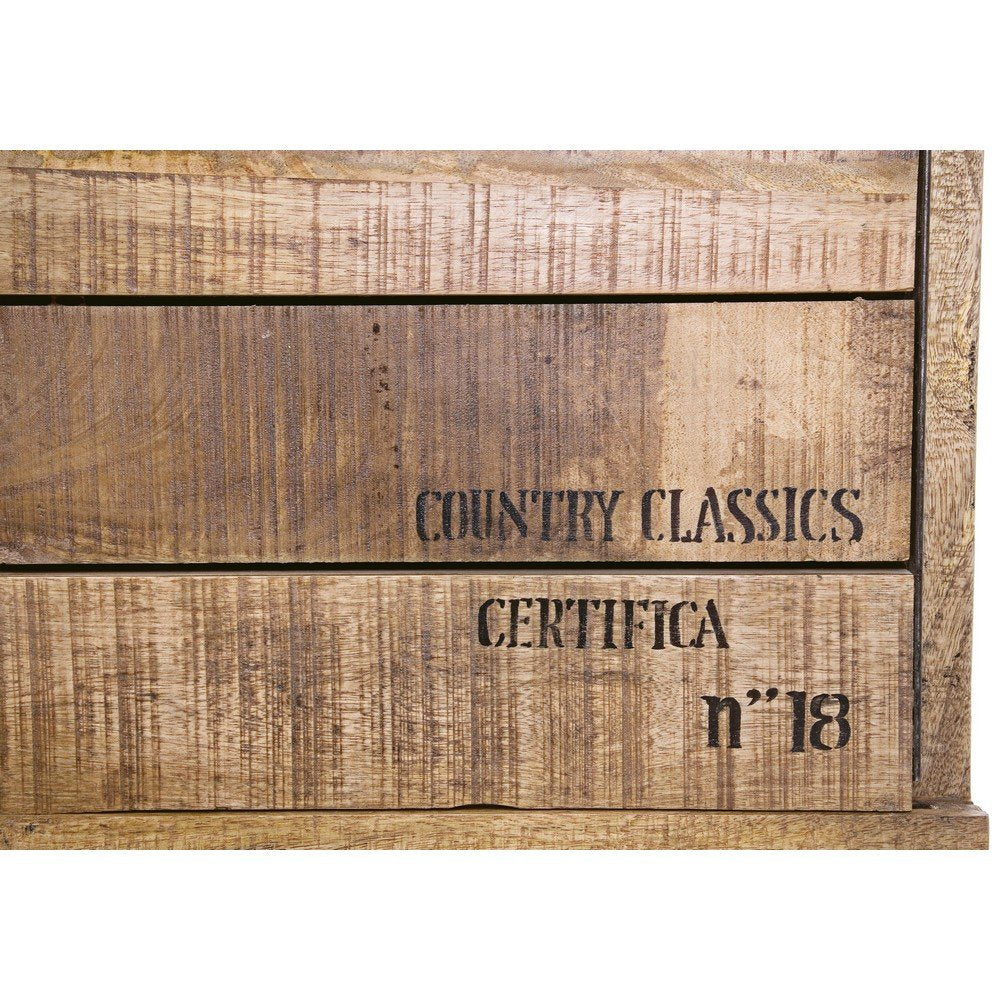 Credenza Legno Marrone Rustico da Interno - THEODORE