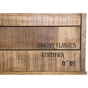 Credenza Legno Marrone Rustico da Interno - THEODORE