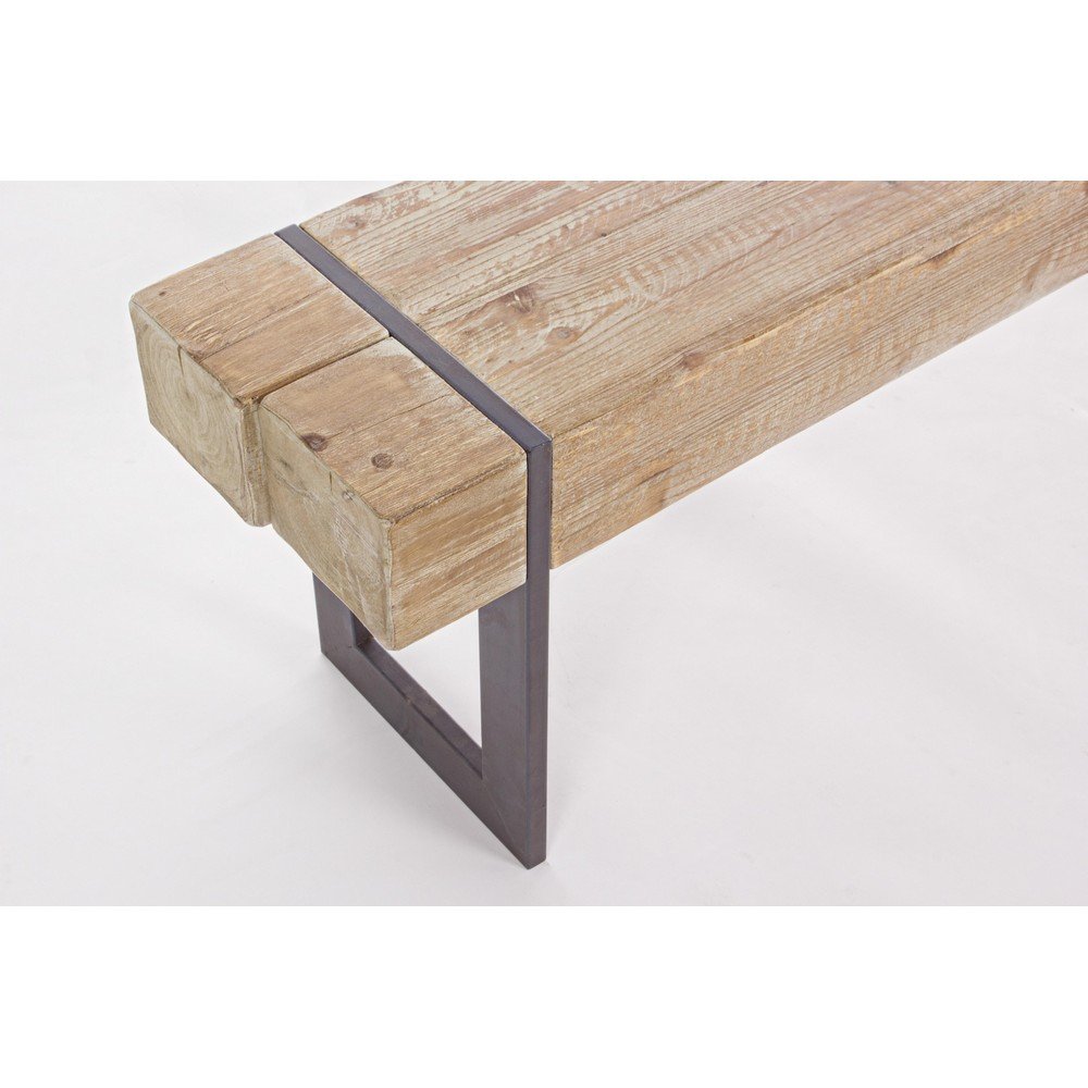 Panca Legno Marrone Industriale da Interno - THEO