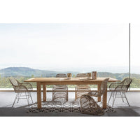 Sedia Rattan Naturale Marrone Boho da Interno - TATIANA