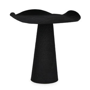 Tavolino Metallo Beige Moderno da Interno - HONY Dimensione: D46, Colore: Nero