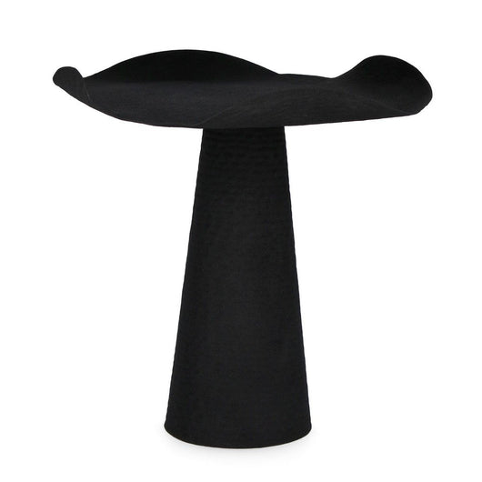 Tavolino Metallo Beige Moderno da Interno - HONY Dimensione: D46, Colore: Nero