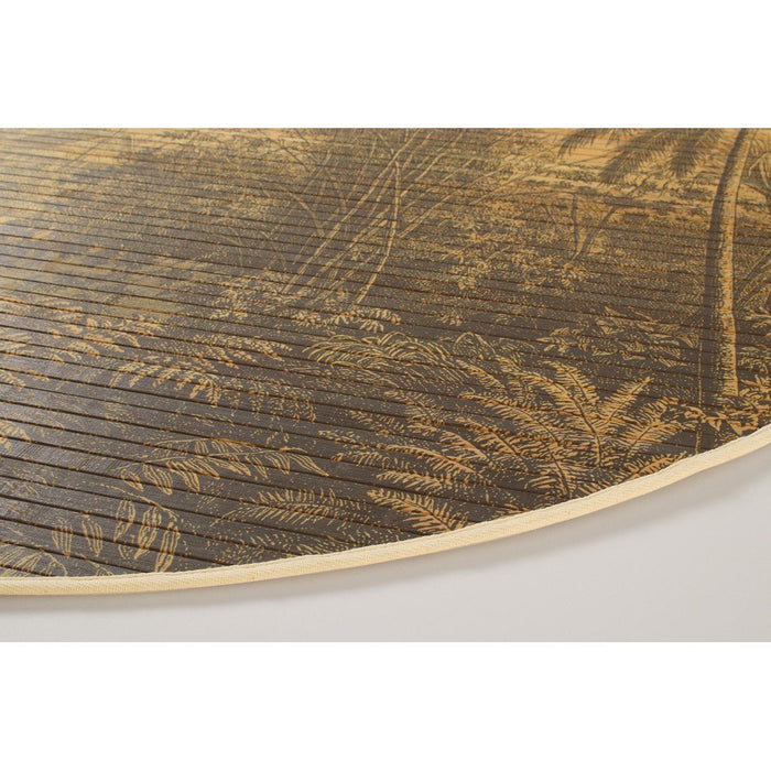 Set 6 Tappeti in Bamboo Marrone Rustico da Interno 120 - STARDUST