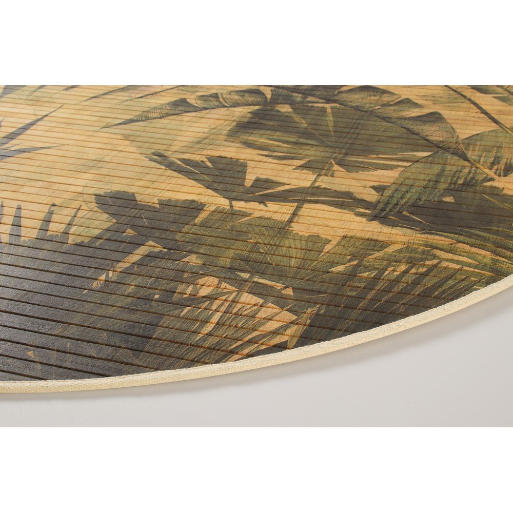 Set 6 Tappeti in Bamboo Marrone Boho da Interno 120 - STARDUST