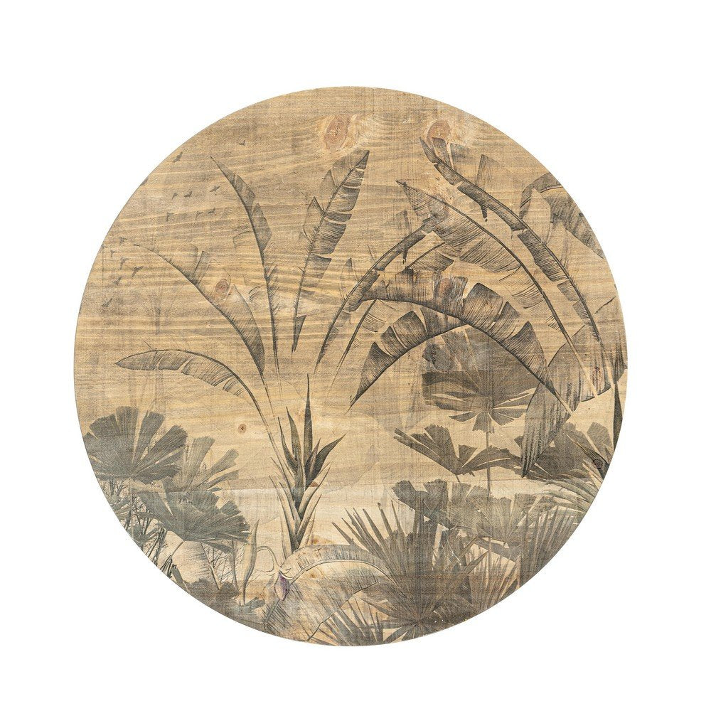 Tavolino Legno Bamboo Marrone Boho da Interno 58 H40 - STARDUST