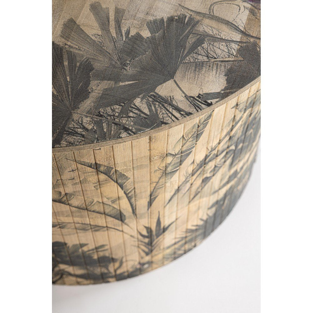 Tavolino Legno Bamboo Marrone Boho da Interno 58 H40 - STARDUST