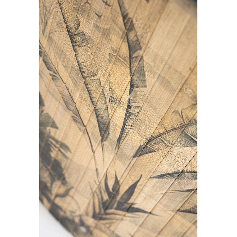 Tavolino Legno Bamboo Marrone Boho da Interno 58 H40 - STARDUST