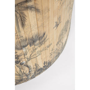 Tavolino Legno Bambù Marrone Boho da Interno 58xH40 - STARDUST