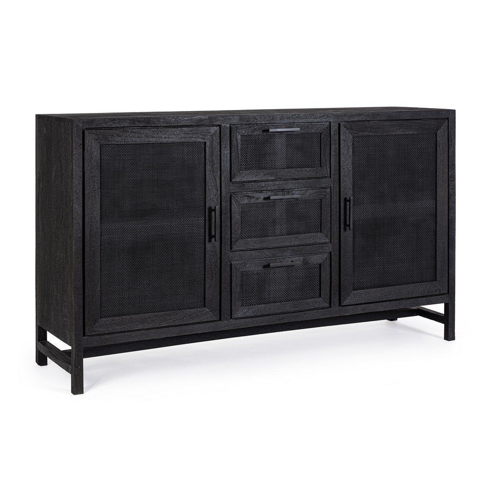Credenza Legno Nero Industriale da Interno - STANLEY