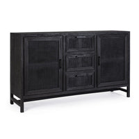 Credenza Legno Nero Industriale da Interno - STANLEY