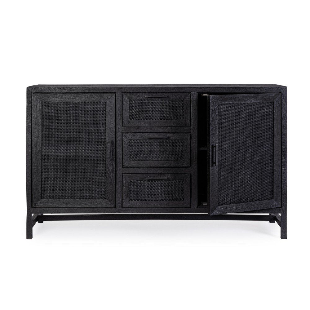 Credenza Legno Nero Industriale da Interno - STANLEY