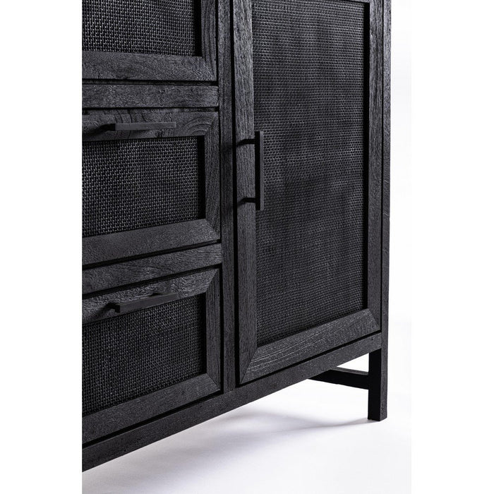 Credenza Legno Nero Industriale da Interno - STANLEY
