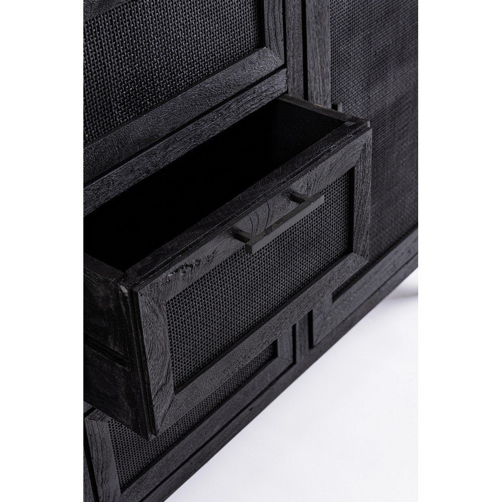 Credenza Legno Nero Industriale da Interno - STANLEY