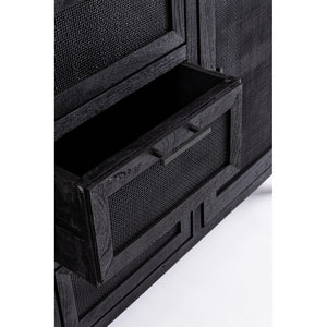 Credenza Legno Nero Industriale da Interno - STANLEY