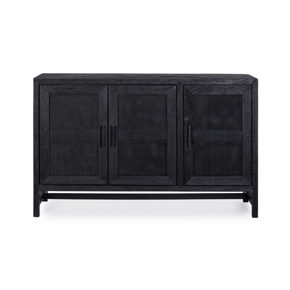 Credenza Legno Nero Stile Industriale da Interno - STANLEY