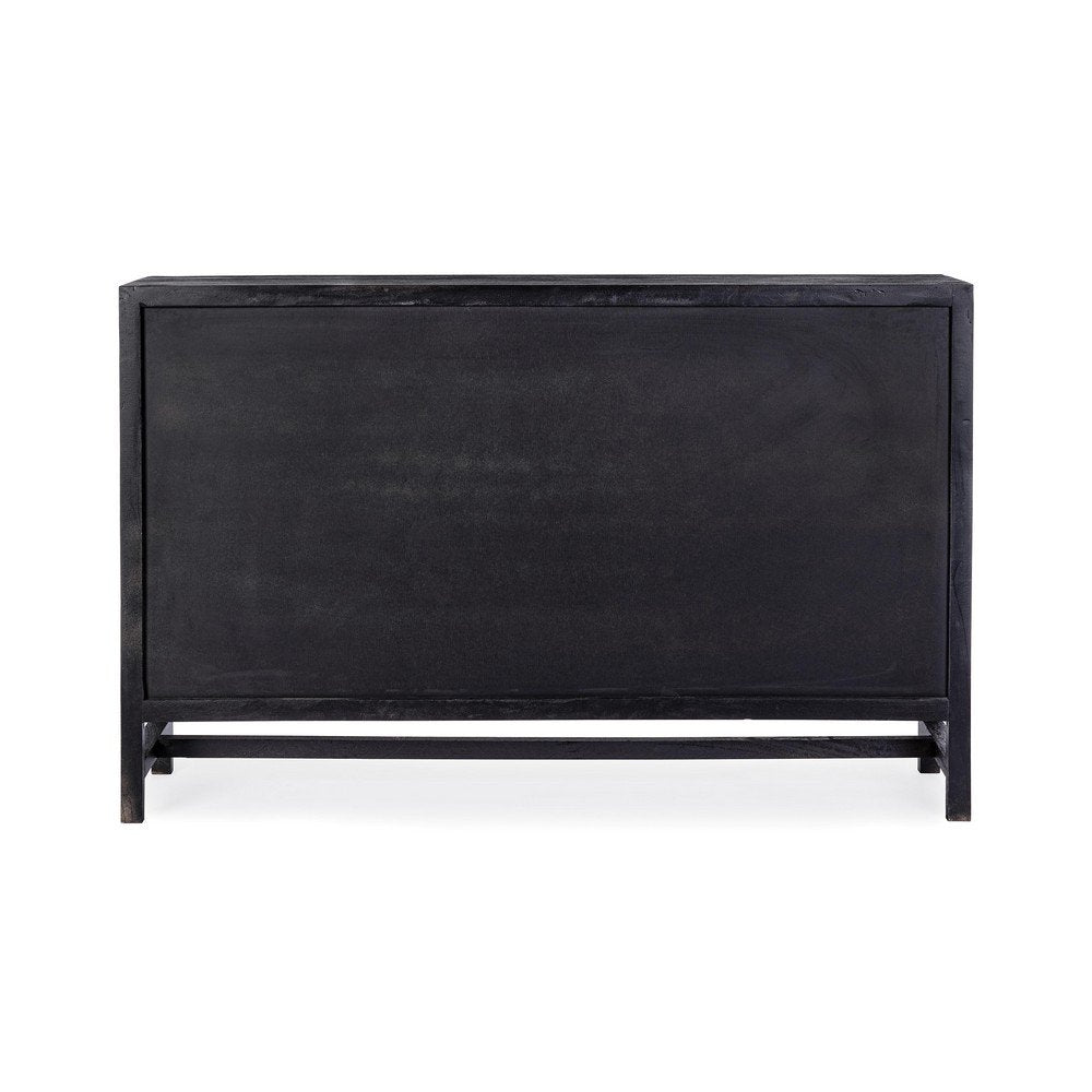 Credenza Legno Nero Stile Industriale da Interno - STANLEY