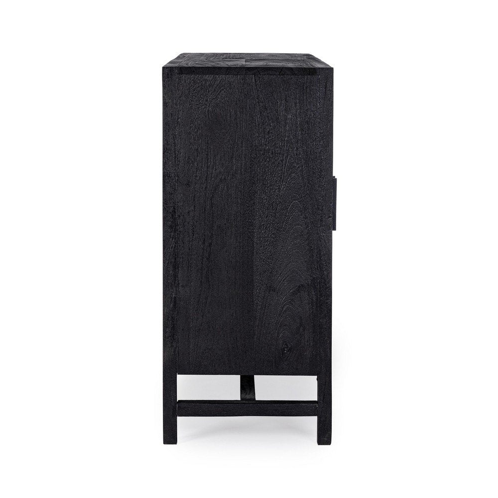 Credenza Legno Nero Stile Industriale da Interno - STANLEY