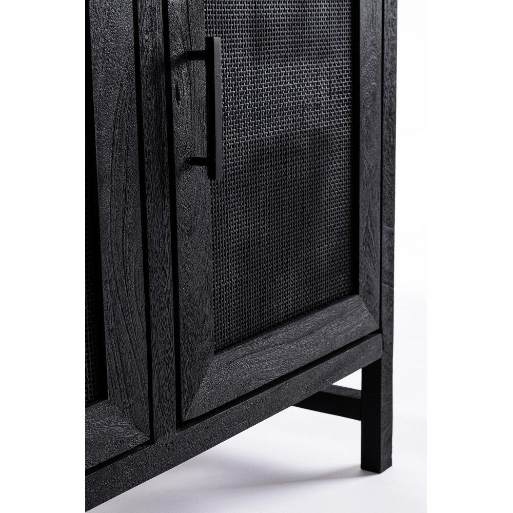 Credenza Legno Nero Stile Industriale da Interno - STANLEY