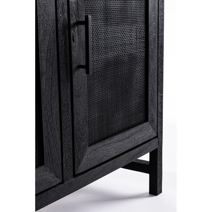 Credenza Legno Nero Stile Industriale da Interno - STANLEY