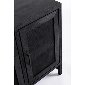 Credenza Legno Nero Stile Industriale da Interno - STANLEY