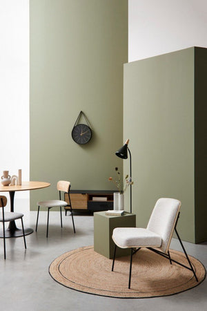 Orologio da Parete Bianco Moderno da Interno 40x66 cm - SIL Colore: Nero