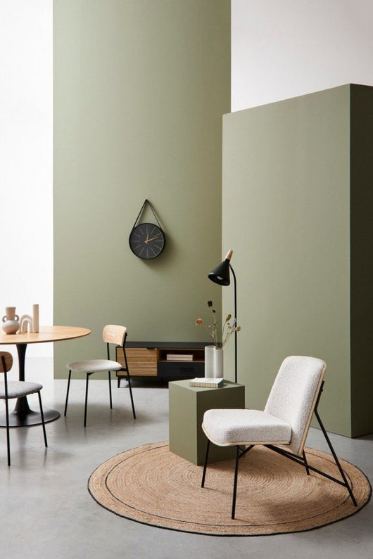 Orologio da Parete Bianco Moderno da Interno 40x66 cm - SIL Colore: Nero