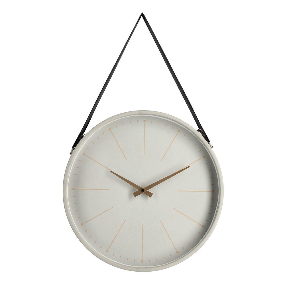 Orologio da Parete Bianco Moderno da Interno 40x66 cm - SIL Colore: Tortora