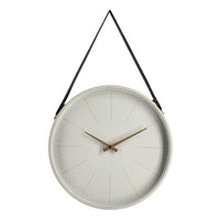Orologio da Parete Bianco Moderno da Interno 40x66 cm - SIL Colore: Tortora