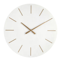 Orologio da Parete Bianco Moderno 60 cm - TIME Colore: Nero