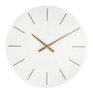 Orologio da Parete Bianco Moderno 60 cm - TIME Colore: Nero