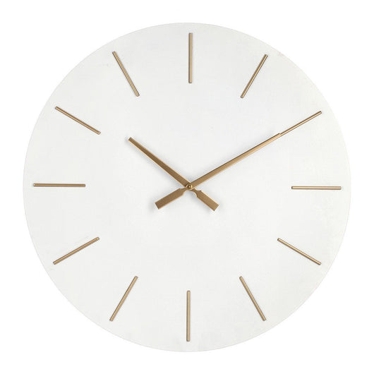 Orologio da Parete Bianco Moderno 60 cm - TIME Colore: Nero