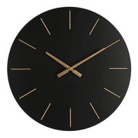 Orologio da Parete Bianco Moderno 60 cm - TIME Colore: Nero