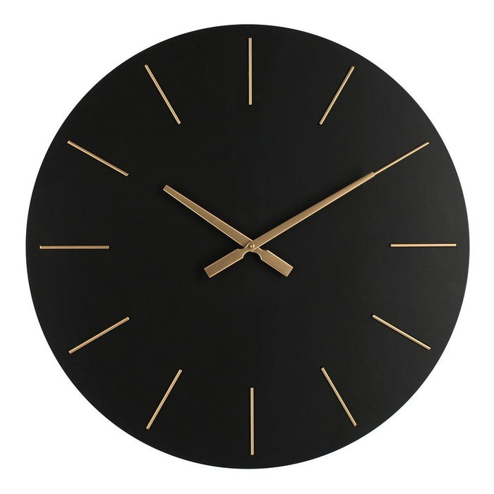 Orologio da Parete Bianco Moderno 60 cm - TIME Colore: Nero