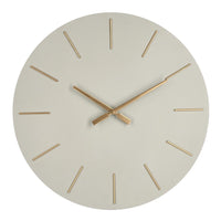 Orologio da Parete Bianco Moderno 60 cm - TIME Colore: Nero