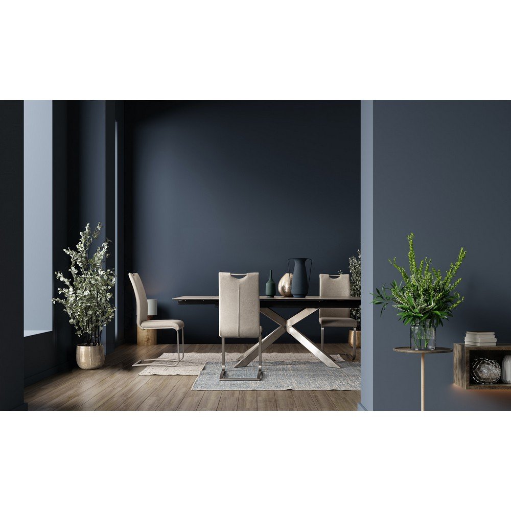 Tappeto Viscosa Blu Industriale da Interni 160x230 - SANCHEZ