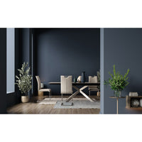 Tappeto Viscosa Blu Industriale da Interni 160x230 - SANCHEZ