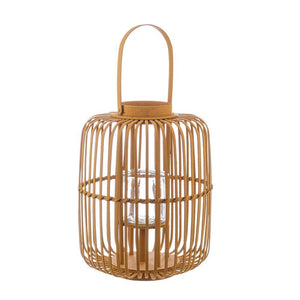 Set 2 Lanterne Metallo Marrone Stile Boho da Esterno - RUSSELL