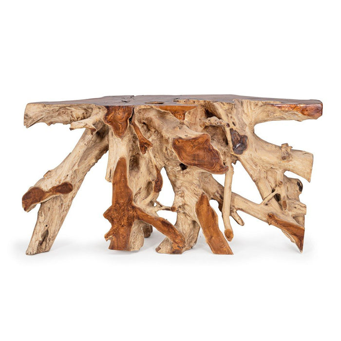 Consolle in Radice di Teak Marrone Rustica da Interno - ROSE