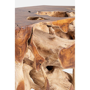 Consolle in Radice di Teak Marrone Rustica da Interno - ROSE