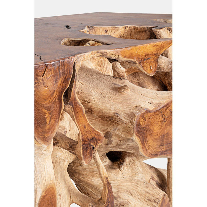 Consolle in Radice di Teak Marrone Rustica da Interno - ROSE